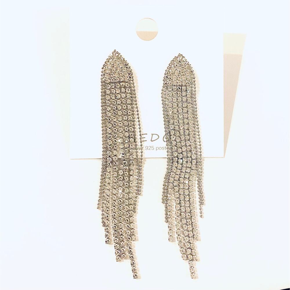 Rhinestone Drop Earrings